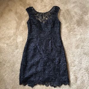 NWT Black Los Back Alythea Lace Dress. Size S.